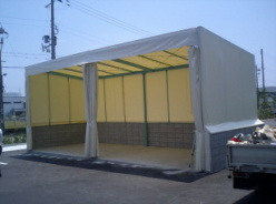 小型テント倉庫